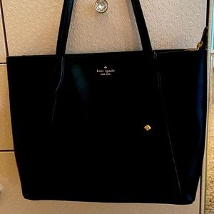 Kate Spade black large Cara Tote shoulder bag